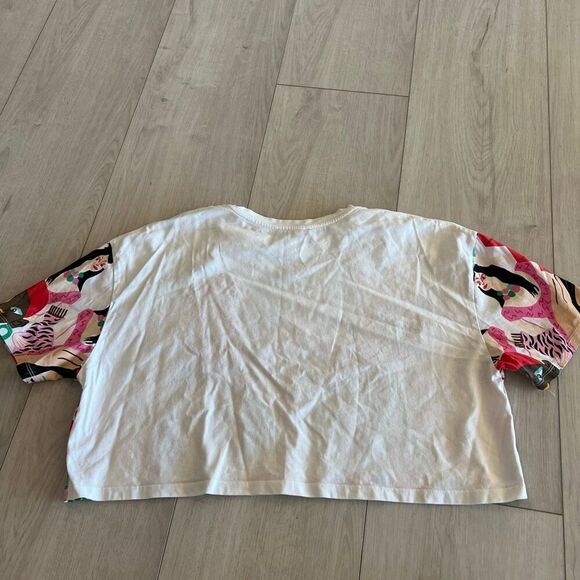 Zara Women in Art special edition top featuring art by Miranda makaroff size M - Picture 4 of 6